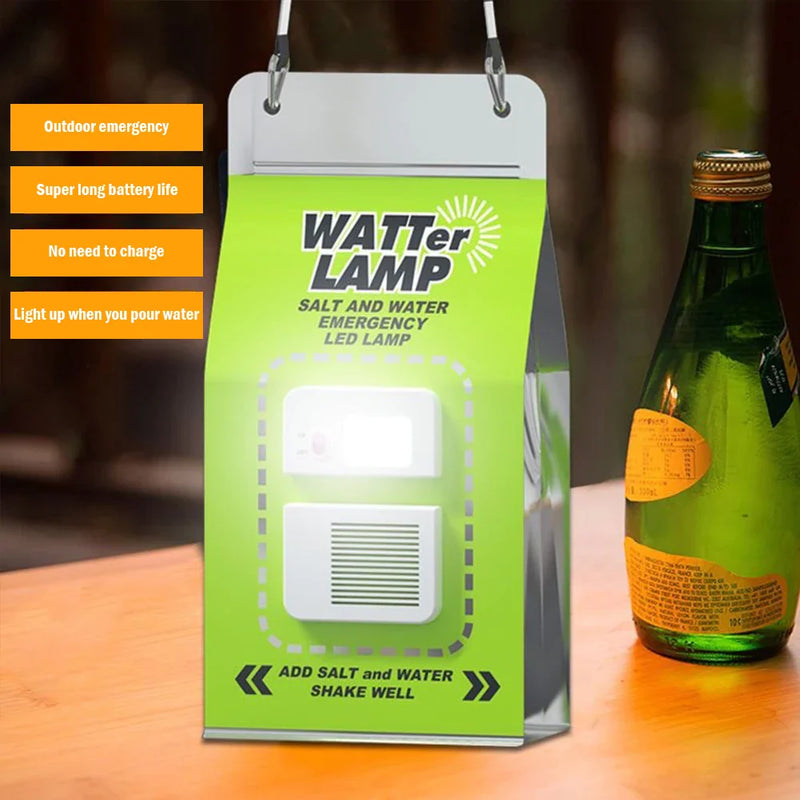 Salt and Water Emergency Lamp
