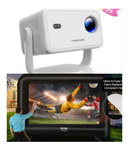 Portable Outdoor Movie Projector with Screen