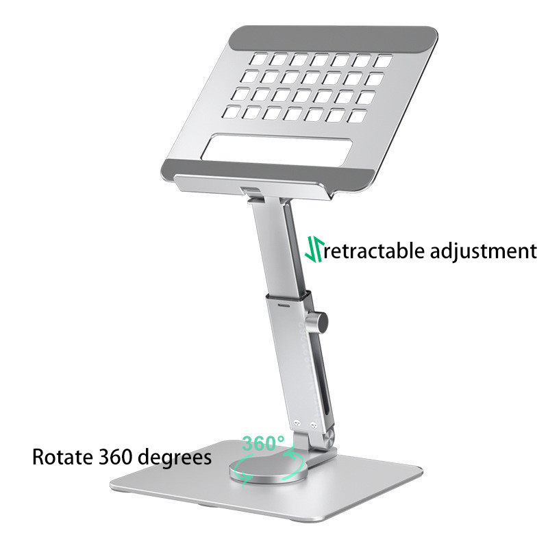 Retracting Aluminum Tablet and Laptop Stand