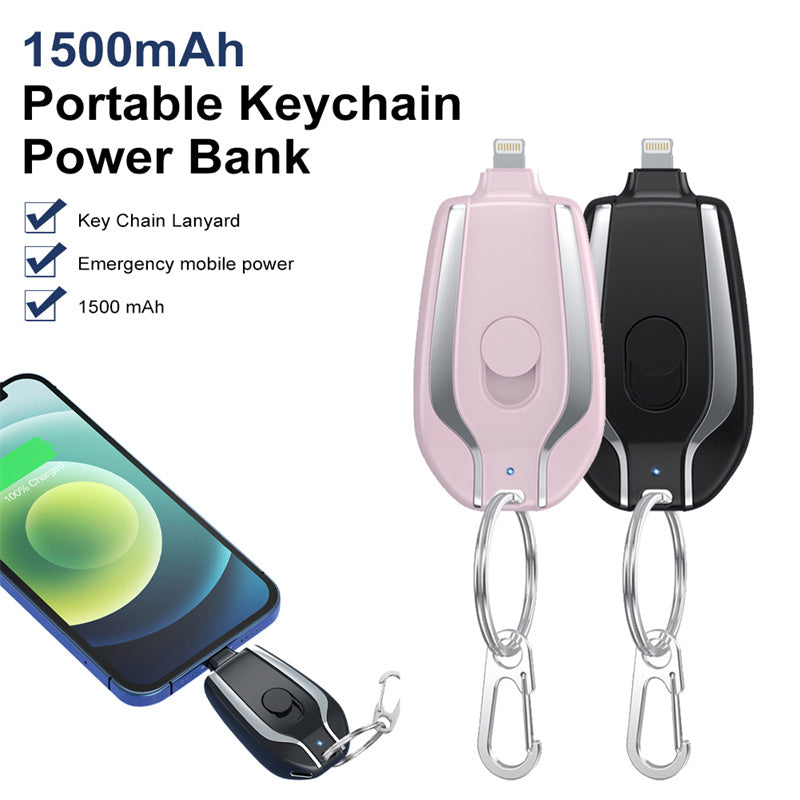 Mini Emergency Keychain Power Bank