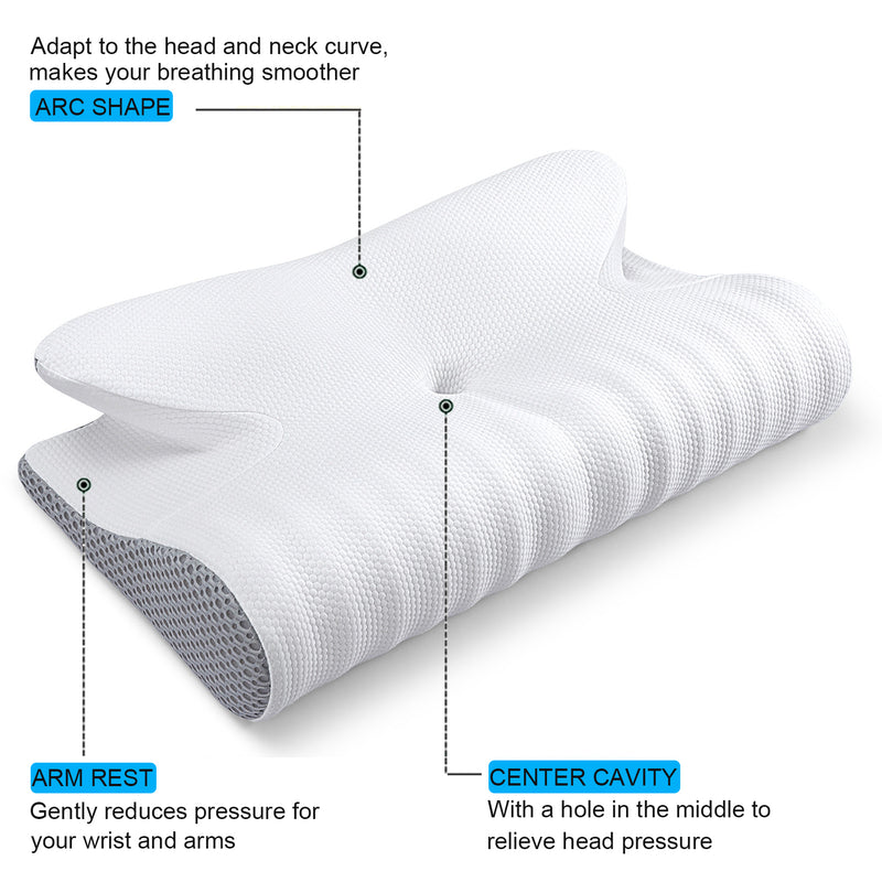 Ergonomic Orthopedic Memory Foam Pillow