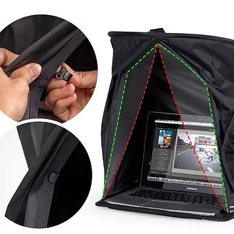 Outdoor Foldable Laptop Sunshade - Mystery Gadgets outdoor-foldable-laptop-sunshade, 