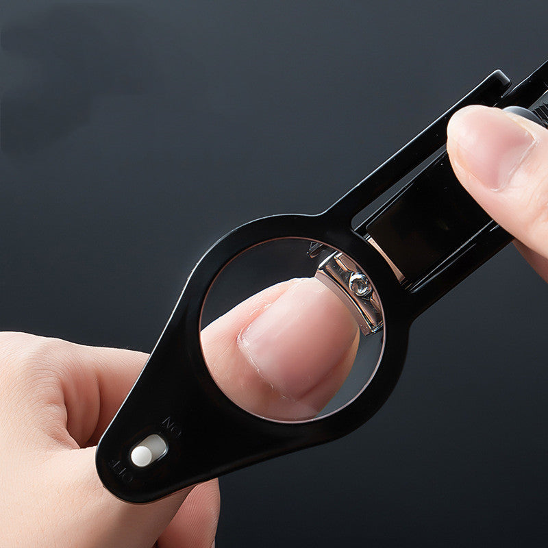 Nail Clippers With Magnifying Glass