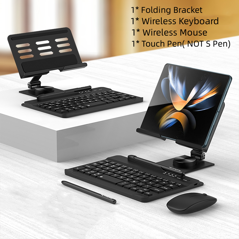 FlexiDesk Laptop Stand with Keyboard, Wireless Mouse and Pen