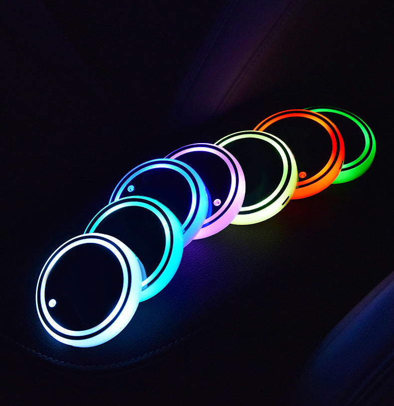Multicolor Car LED Luminous Coaster