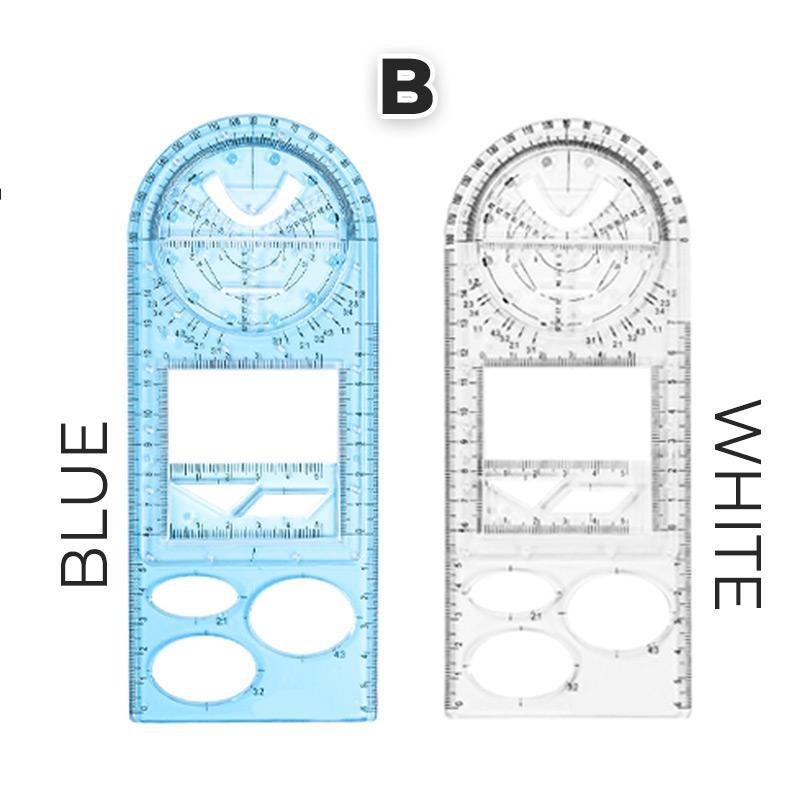 Rotatable Mathematical  Geometry Ruler