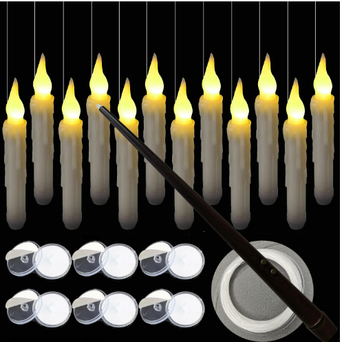 LED Candles with Magic Wand