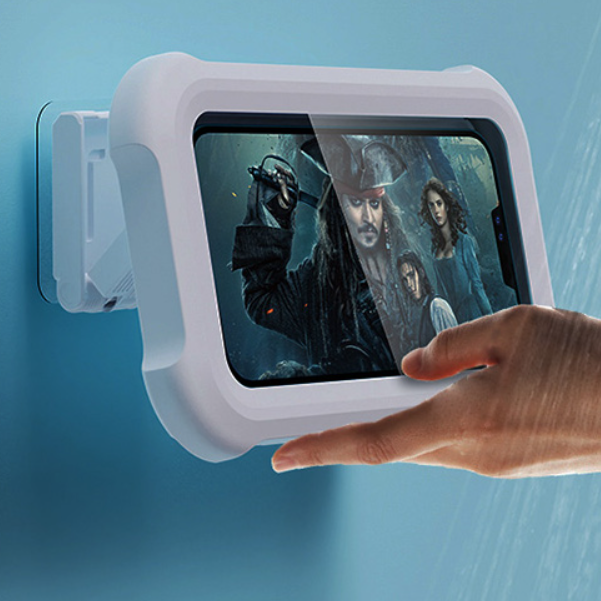 Wall Mounted Angle Adjustable Waterproof Phone Holder