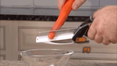 Multi-Function Scissors with Chopping Board