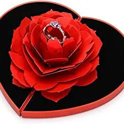 Heart-Shaped Rose Ring Box - Mystery Gadgets heart-shaped-rose-ring-box, Gift