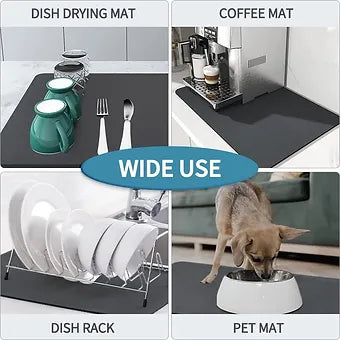 Kitchen Countertop Water Absorbent Mat - Mystery Gadgets kitchen-countertop-water-absorbent-mat, kitchen