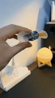 USB LED Fan Clock - Mystery Gadgets usb-led-fan-clock, Bedroom, home