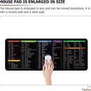 Shortcut Keys Mouse Pad - Mystery Gadgets shortcut-keys-mouse-pad, Computer & Accessories