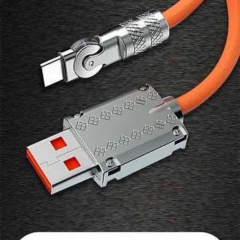 Rotatable Fast Charge Data Cable - Mystery Gadgets rotatable-fast-charge-data-cable, Mobile & Accessories