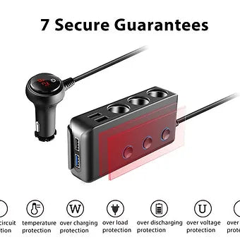 Multifunctional Car Charging Adapter - Mystery Gadgets multifunctional-car-charging-adapter, Car Accessories