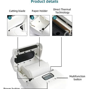 Portable Bluetooth Thermal Sticker Printer - Mystery Gadgets portable-bluetooth-thermal-sticker-printer, Gadgets