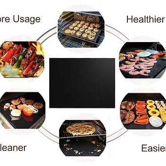 Non-Stick BBQ Mat - Mystery Gadgets non-stick-bbq-mat, 