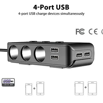 Multifunctional Car Charging Adapter - Mystery Gadgets multifunctional-car-charging-adapter, Car Accessories