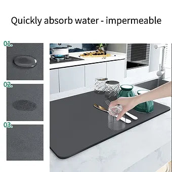 Kitchen Countertop Water Absorbent Mat - Mystery Gadgets kitchen-countertop-water-absorbent-mat, kitchen