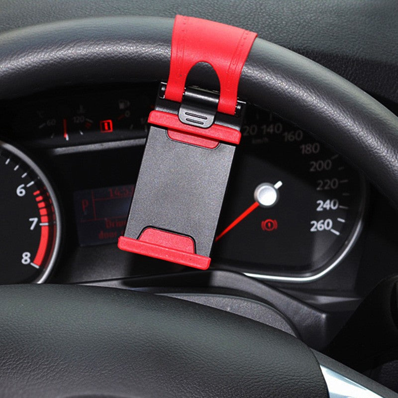 Car Steering Wheel Mount Mobile Holder - Mystery Gadgets car-steering-wheel-mount-mobile-holder, Car Steering Mobile Holder