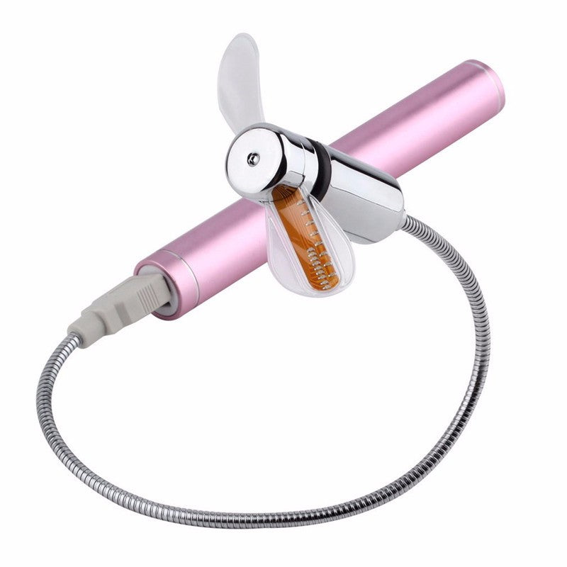 USB LED Fan Clock - Mystery Gadgets usb-led-fan-clock, Bedroom, home