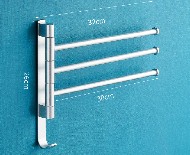 Punch Free Rotating Towel Holder - Mystery Gadgets punch-free-rotating-towel-holder, bathroom, Home & Kitchen