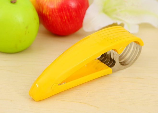 Stainless Steel Banana Slicer - Mystery Gadgets stainless-steel-banana-slicer, 