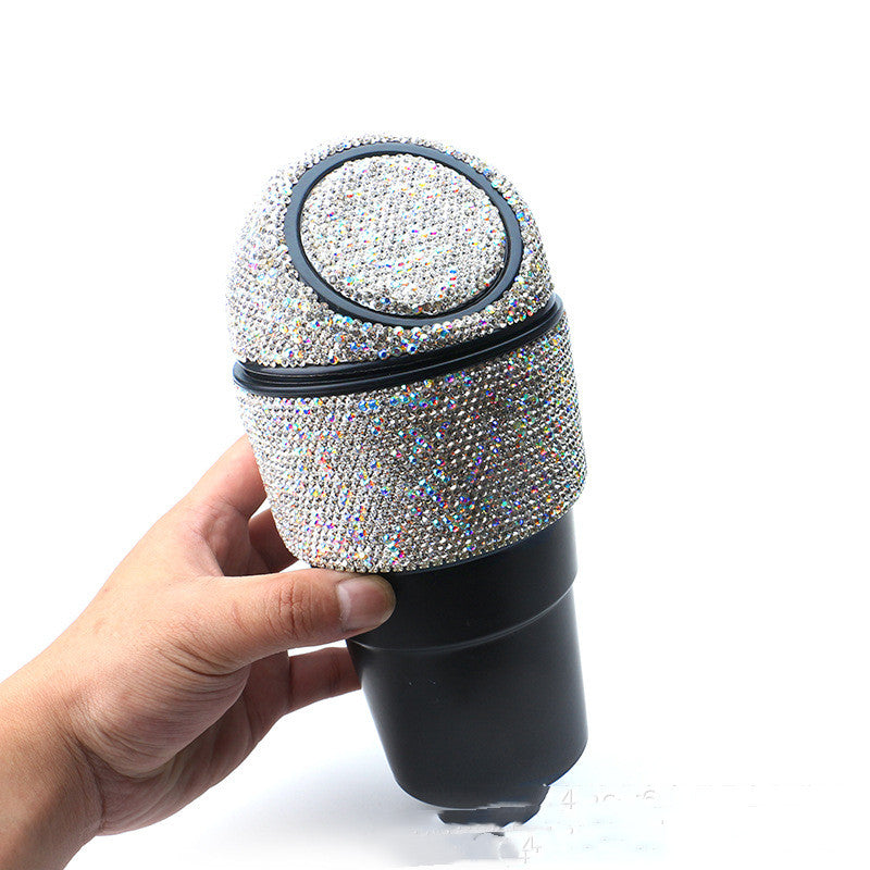 Diamond Studded Car Trash Can - Mystery Gadgets diamond-studded-car-trash-can, Car Accessories