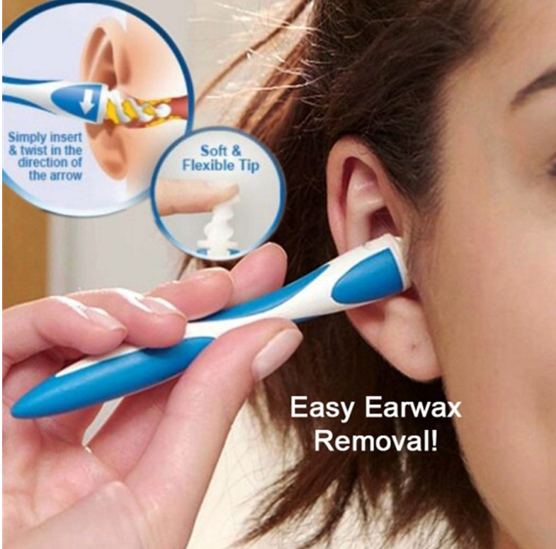 Earwax Cleaner With Replacement Heads - Mystery Gadgets earwax-cleaner-with-replacement-heads, Health & Beauty