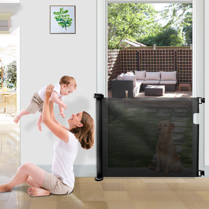 Retractable Child And Pet Safety Fence - Mystery Gadgets retractable-child-and-pet-safety-fence, home