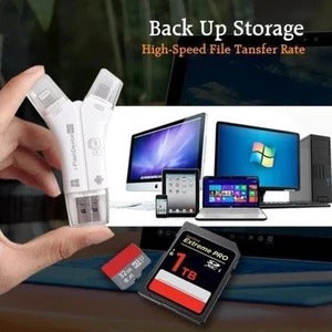 Flash Device 4 in 1 Card Reader - Mystery Gadgets flash-device-4-in-1-card-reader, Computer & Accessories, Gadget, Mobile & Accessories, Office