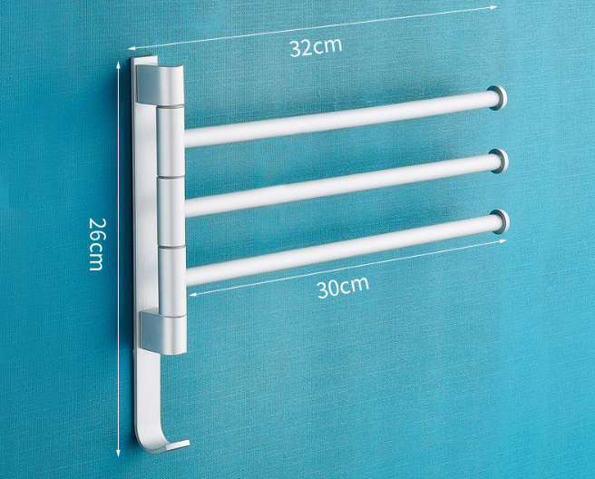 Punch Free Rotating Towel Holder - Mystery Gadgets punch-free-rotating-towel-holder, bathroom, Home & Kitchen