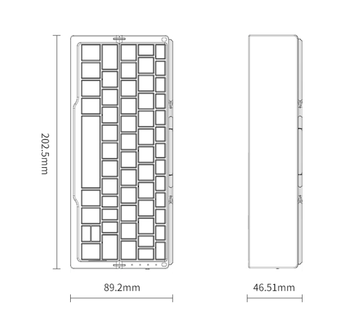 Mini Foldable Wireless Keyboard - Mystery Gadgets mini-foldable-wireless-keyboard, 