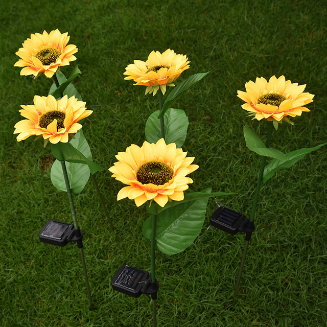 LED Solar Sunflower Garden Lights - Mystery Gadgets led-solar-sunflower-garden-lights, home, Home Decor