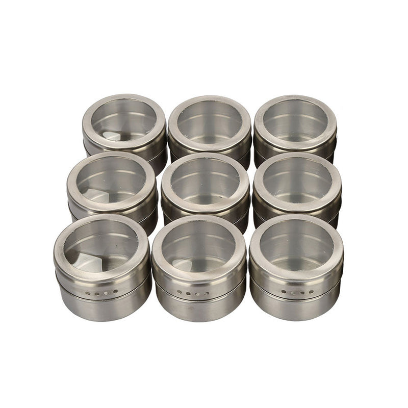 Stainless Steel Magnetic Spice Jar - Mystery Gadgets stainless-steel-magnetic-spice-jar, 