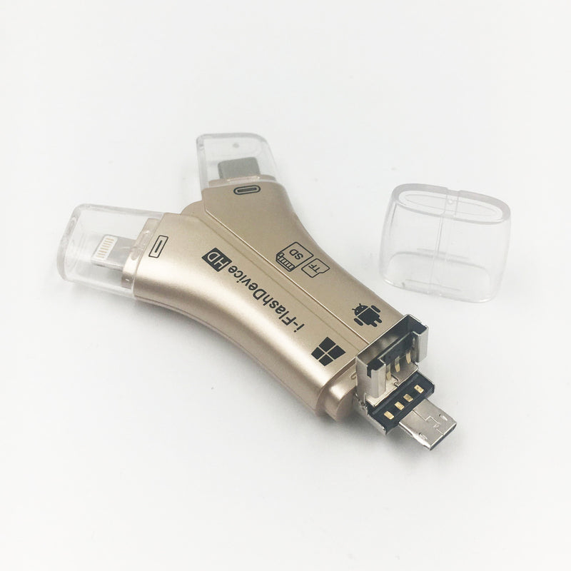 Flash Device 4 in 1 Card Reader - Mystery Gadgets flash-device-4-in-1-card-reader, Computer & Accessories, Gadget, Mobile & Accessories, Office