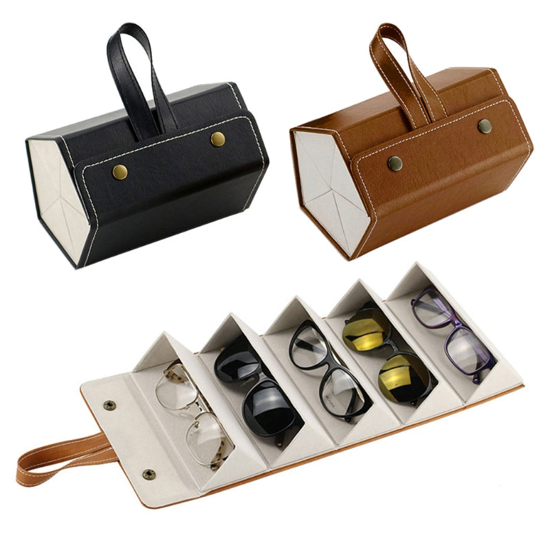 Foldable Leather Sunglasses Case - Mystery Gadgets foldable-leather-sunglasses-case, Gadgets