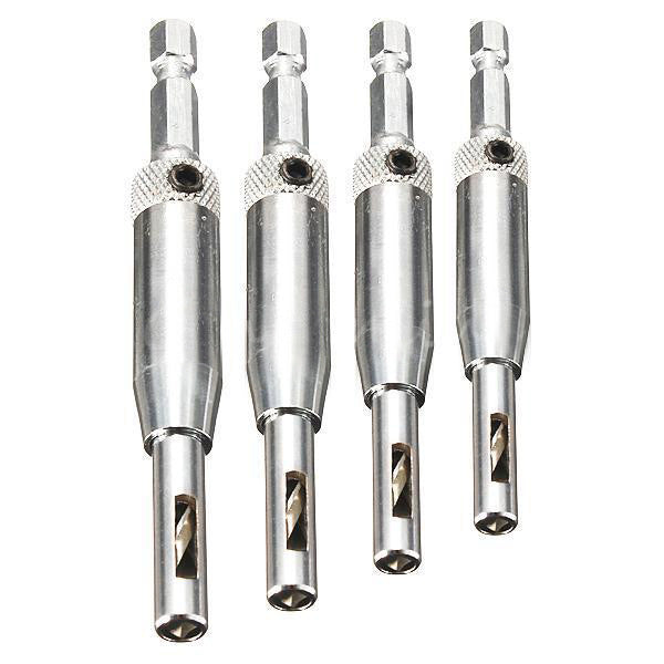 Self Centering Drill Bits Set - Mystery Gadgets self-centering-hinge-drill-set, tools