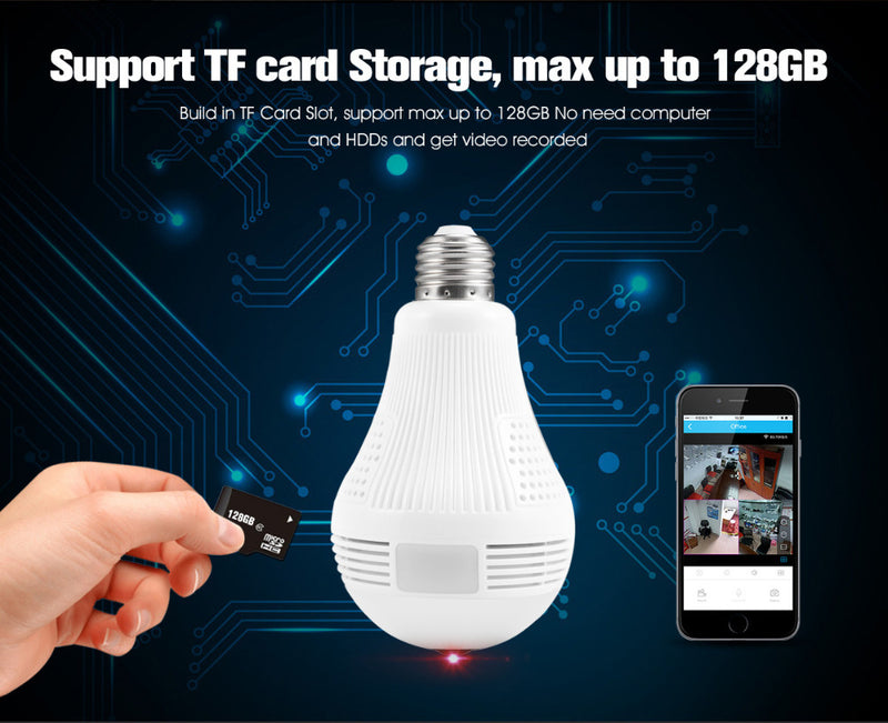 Wifi Camera Lamp Night Vision Two Way Audio - Mystery Gadgets wifi-camera-lamp-night-vision-two-way-audio, Gadget, home, Safety