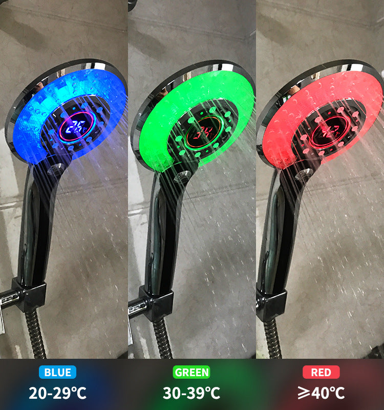 Temperature Sensor LED Shower Head - Mystery Gadgets temperature-sensor-led-shower-head, bathroom, Gadget, home