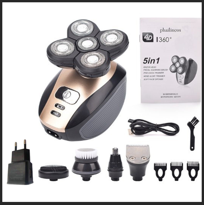 5-In-1 Rechargeable Razor - Mystery Gadgets 5-in-1-rechargeable-razor, 