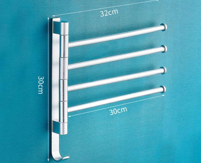 Punch Free Rotating Towel Holder - Mystery Gadgets punch-free-rotating-towel-holder, bathroom, Home & Kitchen