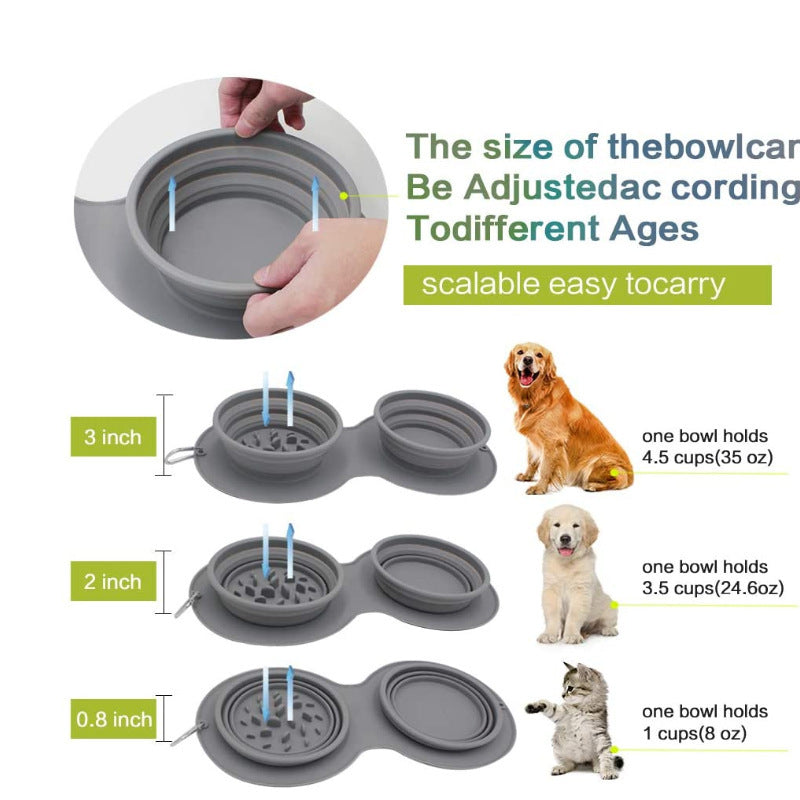 Silicone Portable Pet Travel Bowl - Mystery Gadgets silicone-portable-pet-travel-bowl, Pet Travel Bowl
