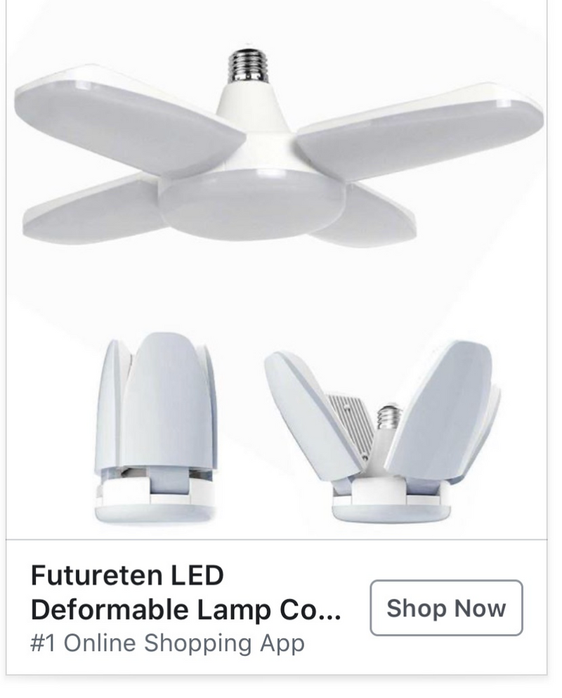 Fan Blade LED Foldable Lamp - Mystery Gadgets fan-blade-led-foldable-lamp, home, Home Decor