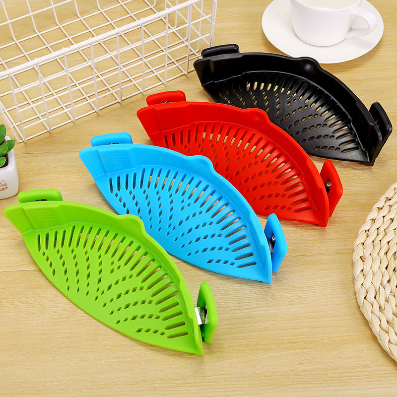 Clips Silicone Pots Drainer - Mystery Gadgets clips-silicone-pots-drainer, kitchen, Pots Drainer