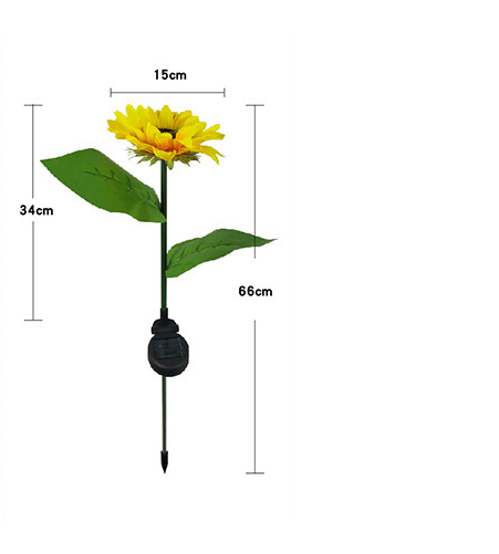 LED Solar Sunflower Garden Lights - Mystery Gadgets led-solar-sunflower-garden-lights, home, Home Decor