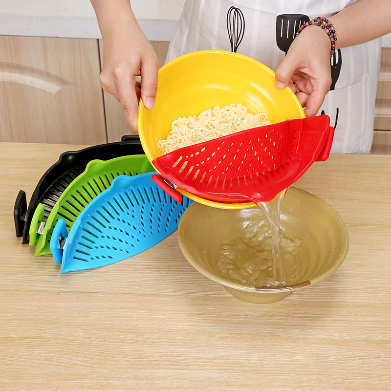 Clips Silicone Pots Drainer - Mystery Gadgets clips-silicone-pots-drainer, kitchen, Pots Drainer
