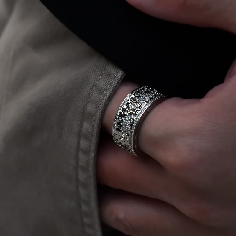 Fidget Gear Ring - Mystery Gadgets fidget-gear-ring, Fashion