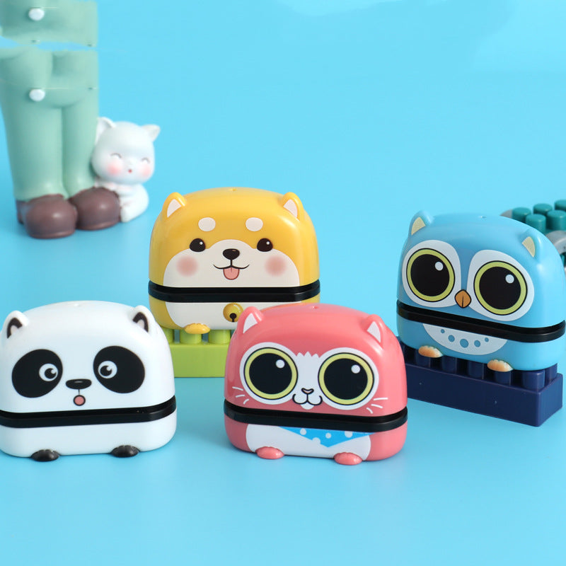 Children's Cartoon Name Engraved Stamp - Mystery Gadgets childrens-cartoon-name-engraved-stamp, Gadget, Gift, kids