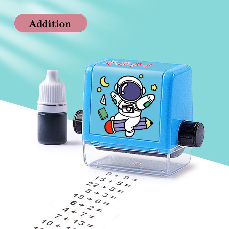 Addition And Subtraction Roller Stamp - Mystery Gadgets addition-and-subtraction-roller-stamp, kids, Roller Stamp